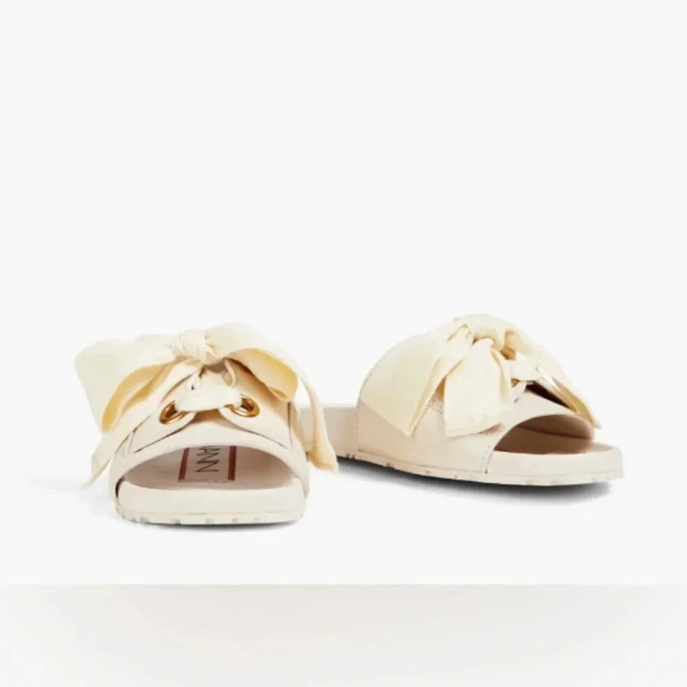 Zimmermann Bow Slides Ivory Size EU 41/ US 10.5 - Picture 6 of 12